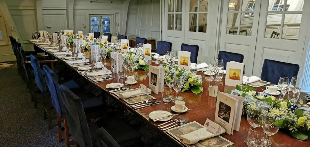 Dining aboard HMS Victory